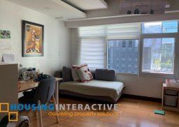 semi-furnished 2br unit with parking for lease in one serendra