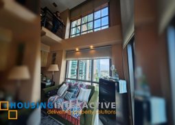 fully furnished 1br unit with parking for sale in joya lofts and towers