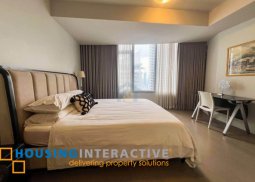 fully furnished 3br unit with parking for sale in proscenium at rockwell