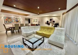fully furnished 3br unit with parking for sale in proscenium at rockwell