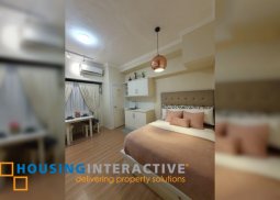 fully furnished studio unit for lease in icon plaza 1