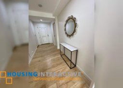 furnished 2br unit with parking for lease in one salcedo place