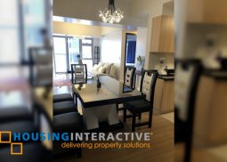 fully furnished 2br unit with parking for lease in park triangle residences