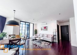 fully furnished 2br unit with parking for lease in garden towers