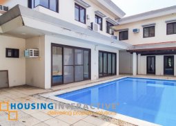 house and lot with swimming pool for lease in san lorenzo village
