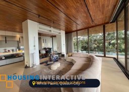 semi-furnished four storey modern house with roofdeck & garden in white plains, quezon city