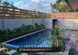 brand new house & lot for with pool for sale in filinvest, quezon city