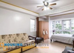 fully furnished studio unit for lease in soma, taguig