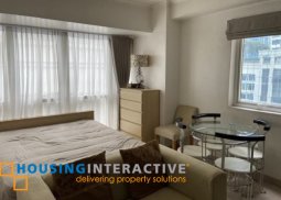 fully furnished studio unit or lease in soma, taguig