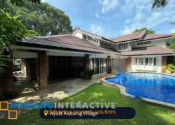 semi furnished two storey house for sale in ayala alabang village, muntinlupa