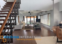 3br bi-level semi furnished unit for rent in joya north, makati
