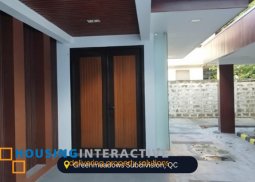 house and lot with garden for lease in greenmeadows subd., quezon city