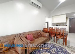 semi-furnished 2br unit with parking for sale in uptown parksuites