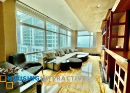 4br penthouse unit with parking for sale in one roxas triangle