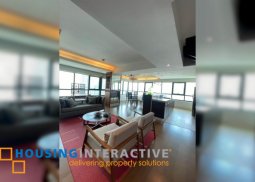 furnished 3br unit with parking for rent in edades tower