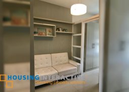 fully furnished studio unit with parking for sale in axis residences