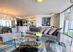 furnished 3br unit with parking for sale/rent in proscenium at rockwell