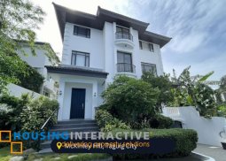 fully renovated 3 storey house with basement for rent in mckinley hill village, taguig city