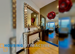 furnished 2br unit with parking for lease in one serendra
