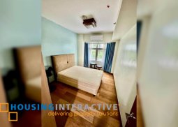 furnished 2br unit with parking for lease in one serendra