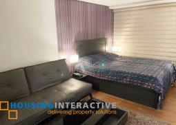 fully furnished studio unit for lease in two maridien, taguig