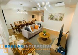 3br fully furnished unit for lease in arton by rockwell, taguig