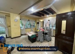 semi furnished 3 storey townhouse for lease in bellevue village, quezon