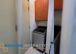 1br unit with garden for lease in two serendra, taguig