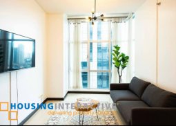fully furnished 2br unit with parking for sale in sapphire residences