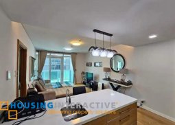 furnished 1br unit with balcony and parking for sale in park terraces