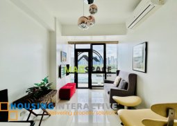 1br fully furnished unit with balcony for lease in the florence mckinley, taguig