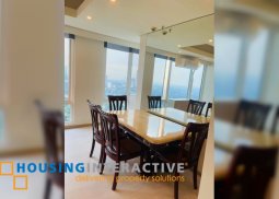 semi-furnished 3br unit with parking for sale in bellagio 2