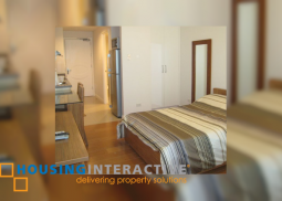 fully furnished studio unit for sale in one rockwell