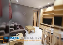 fuly furnished 1br unit with parking for lease in luxe residences