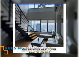 fully furnished 2br unit with parking for sale in one rockwell