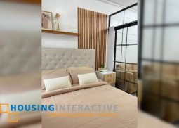 for rent: fully furnished 1br condo unit with parking in trees residences