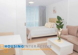 fully furnished 1br unit for lease in one uptown parksuites