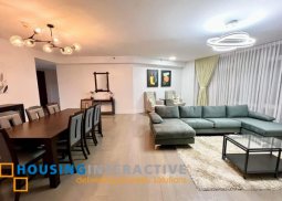 fully furnished 3br unit with parking for lease in proscenium at rockwell