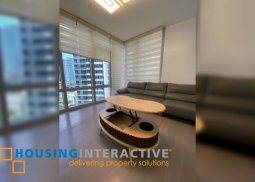 furnished 2br unit wit parking for lease in proscenium at rockwell