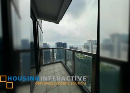 semi-furnished 2br unit with parking and balcony for rent/sale in uptown ritz