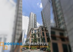 fully furnished 1br unit with balcony and parking for lease in hoya lofts and towers