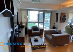fully furnished 2br unit with parking for lease/sale in one serendra