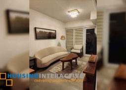 fully furnished 2br unit with balcony and parking for lease in proscenium residences