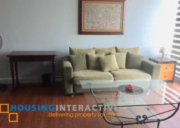 fully furnihsed studio unit with parking for sale in bellagio one