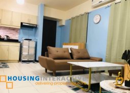 fully furnished 2br unit with balcony for lease in arista place