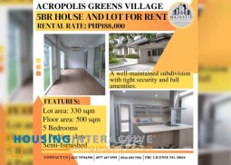house for rent in acropolis greens home