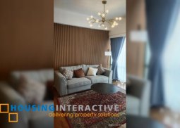 fully furnished 1br unit with parking for lease in one legaspi park