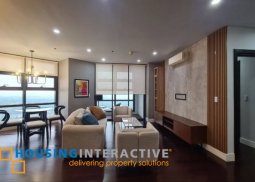 fully furnished 2br unit with parking for lease in garden towers