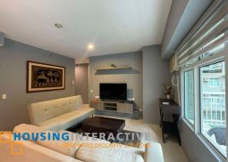 fully furnished 2br unit with parking for sale in two serendra