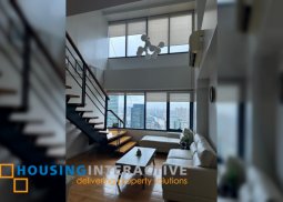 fully furnished 2br unit with parking for sale in one rockwell